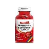 Bromelaina si Curcumin Complex 30 capsule Adserv