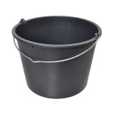 Galeata 20 l, Gripline, PVC negru