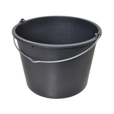 Galeata 12 l, Gripline, PVC negru