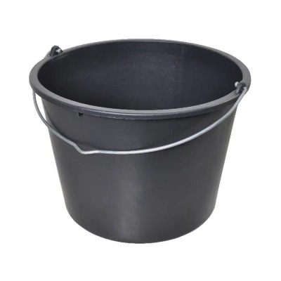 Galeata 20 l, Gripline, PVC negru foto