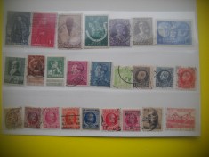 HOPCT LOT NR 591 BELGIA -25 TIMBRE VECHI-STAMPILAT