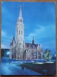Carte postala mare expediata de ambasadorul roman din Budapesta catre Mia Groza, anii 70