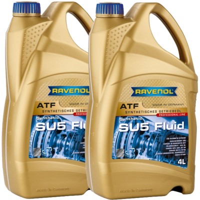 Pachet 8 litri ulei Ravenol ATF Subaru SU5 Fluid pentru transmisie automata foto