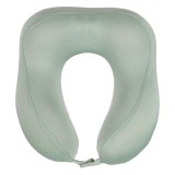 Pernă Călătorie, Anatomica, Memory Foam, Fermoar Detasabil, Culoare Gri Taupe, Dimensiuni 27x23x13 cm