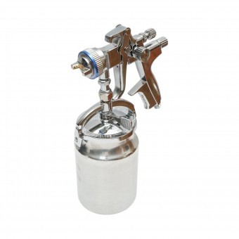 Pistol de vopsit cu aer comprimat 1000ml, duza 1.4mm, debit 200ml/min, presiune max. 4 bar Breckner Germany