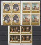 ROMANIA 1975 LP 889 - 375 ANI PRIMA UNIRE SUB MIHAI VITEAZU BLOCURI DE 4 MNH, Nestampilat