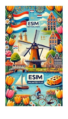 eSIM Netherlands, Unlimited Plus, 30 Days foto