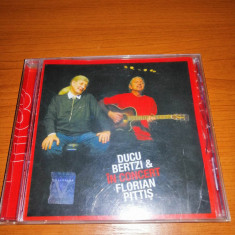 Ducu Bertzi Florian Pittis In concert cd audio Roton 2009 NM