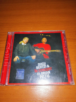 Ducu Bertzi Florian Pittis In concert cd audio Roton 2009 NM foto