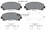 TEXTAR 2514901 set placute frana,frana disc