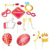 Set propsuri Petrecerea burlacitelor, 16 piese, multiple accesorii party, Idei