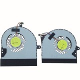 Set coolere Laptop, Asus, ROG G751JL, G751JM, 13NB06G1P18011, 13NB06G1P19011, DFS501105PR0T-FG13, DFS561405PL0T-FG15, 14mm grosime, 5V, 0.5A, CPU si G