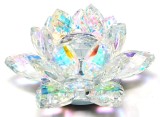 Cumpara ieftin Floare de lotus curcubeu &amp;#8211; deschis din cristal