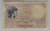 Bancnota Franta - 5 Francs 05-10-1939