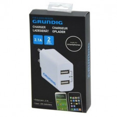 Incarcator GRUNDIG cu 2 porturi USB 2.1 A. foto