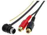 Adaptor Aux RCA 1m pentru Audi, Seat, VW, &Scaron;koda, 4Carmedia