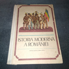 ISTORIA MODERNA A ROMANIEI MANUAL PENTRU CLASA A IX A 1977