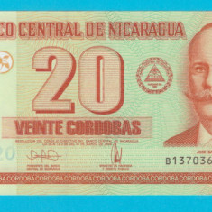 Nicaragua 20 Cordobas 2006 'Zelaya' UNC serie: B13703684