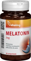 Melatonina 5mg, 60 comprimate, Vitaking