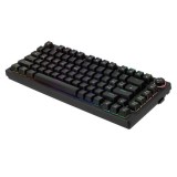 Tastatura Mecanica OptimX K999, wireless/usb type-c/bluetooth, RGB, 81 taste, Negru, bulk
