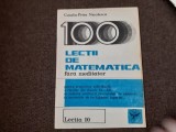 LECTII DE MATEMATICA FARA MEDITATOR LECTIA 10 CATALIN PETRU NICOLESCU