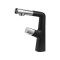 Baterie Lavoar cu Dus Extractibil, Alama Sanitara, Crom si Negru, MP016H/C ModernLight Concept