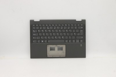 Carcasa superioara cu tastatura palmrest Laptop, Lenogo, Yoga C630-13Q50 Type 81JL, 5CB0S15931, AM2CU000H000A, iluminata, cu slot fingerprint, layout foto