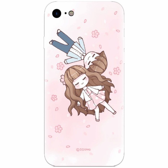 Husa silicon pentru Apple Iphone 6 Plus, Cute Couple