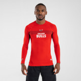 Bluză termică Baschet UT500 NBA Chicago Bulls Roșu Adulți