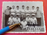 Foto fotbal - Echipa de fotbal - Campioana Orasului PLOIESTI 1966-1967