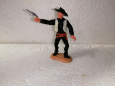 bnk jc Figurina de plastic - Timpo - cowboy cu pistol foto