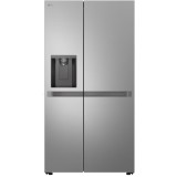 Side by side LG GSLC40PYPE, 638 l, Dozator de gheata automat, Linear Cooling, No Frost, Compresor Smart Inverter, Smart diagnosis, Clasa E