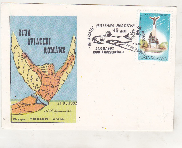 bnk fil Plic ocazional Ziua aviatiei romane Timisoara 1992