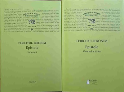 EPISTOLE VOL.1-2 COLECTIA PSB SERIE NOUA 9-10-FERICITUL IERONIM-251215 foto