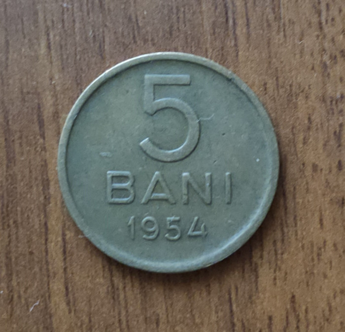 5 bani 1954, RPR / Rom&acirc;nia
