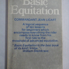 BASIC EQUITATION - JEAN LICART ( echitatie)