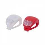 Set lumini bicicleta cu LED cu acoperire siliconica2 buc./set Best CarHome, Wheel Zone