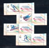 ROMANIA 2018 - JO DE IARNA PYEONGCHANG, VINIETA, MNH - LP 2180b, Nestampilat