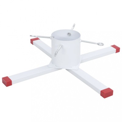 Suport brad de Craciun, alb, 61x61x15,5 cm foto