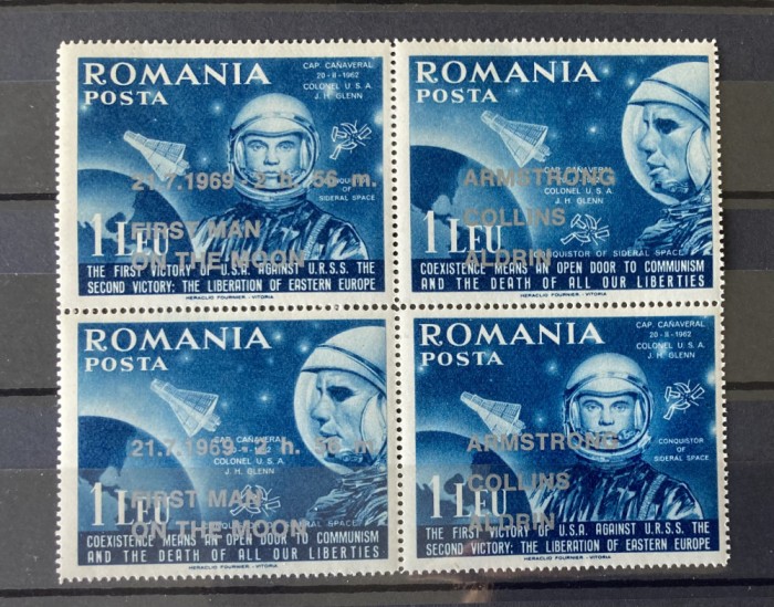 Romania, Exil, Emisiunea LII, Primul pas pe luna , 1969