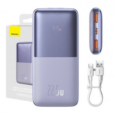 Baseus Bipow Pro Powerbank 10000mAh, 2xUSB, USB-C, 22.5W (violet)