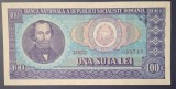 Romania bancnota 100 lei 1966 UNC, seria D.0123 695710
