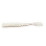 Aji Worm Fla-Fla 5cm White Glow Glitter