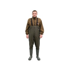 Cizme piept/vader nylon/PVC Baracuda, culoare verde foto