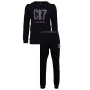 Cristiano Ronaldo pijamale de bărbați Long fullblack - XL