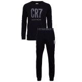 Cristiano Ronaldo pijamale de bărbați Long fullblack - XXL