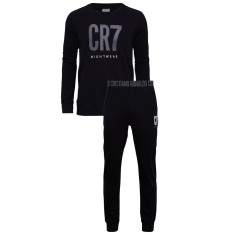 Cristiano Ronaldo pijamale de bărbați Long fullblack - L