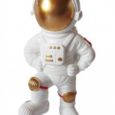 Statueta decorativa, Astronaut fotbalist, 26 cm, BJ1737D