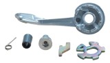 Cumpara ieftin Maneta schimbator stanga SRAM X7/X9/Rocket, argintie, kit complet