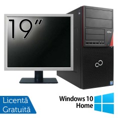 Pachet Calculator Fujitsu Siemens P720, Intel Core i3-4130 3.40GHz, 4GB DDR3, 500GB SATA, DVD-ROM + Monitor 19 Inch + Windows 10 Home NewTechnology Me foto